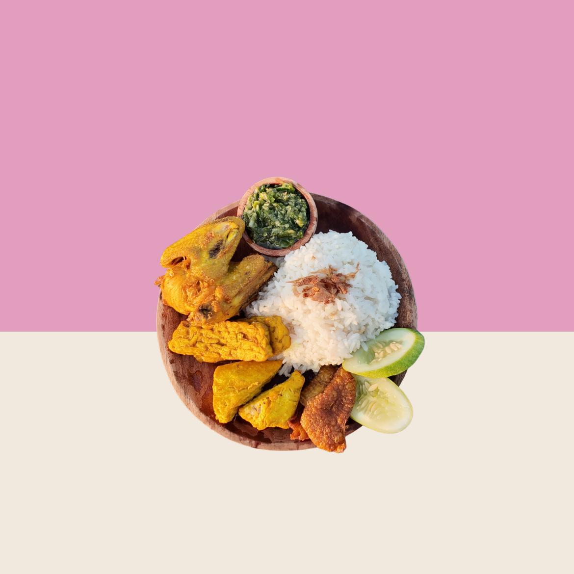 Pecel Ayam Sambel Hijau